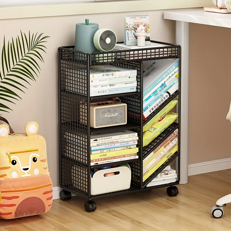 Home Office Shed - Книжная тележка на колесиках — металлическая