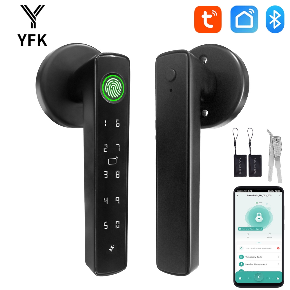 Home Office Google - Умный дверной замок YFK Tuya 5-в-1: