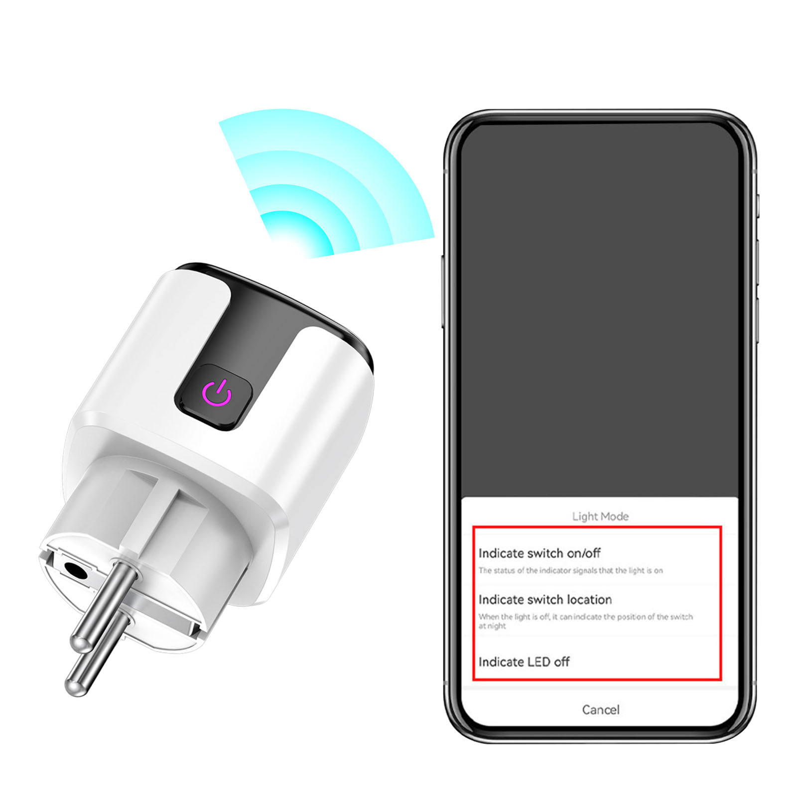 Home Office Google - Умная розетка Wi-Fi и Bluetooth, совместимая