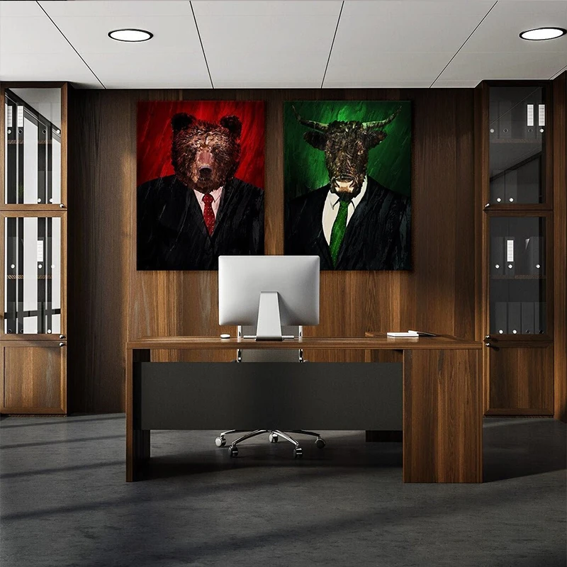 Неоновые быки и медведи, рынок – обзор и цена Home Office Marketing