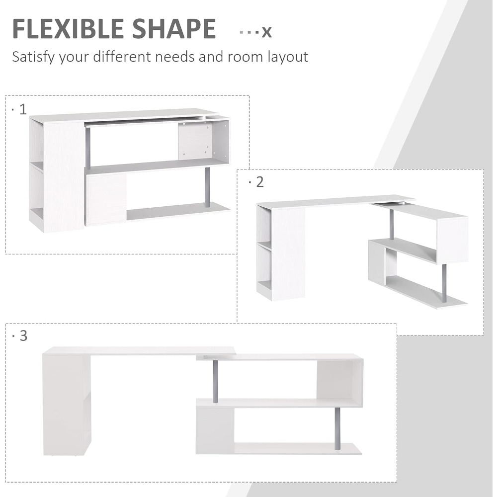 55-дюймовый угловой компьютерн – обзор и цена Home Office Shed