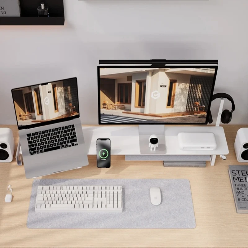 ‌ Модульная подставка для мони – обзор и цена Desktop Organizer Bamboo