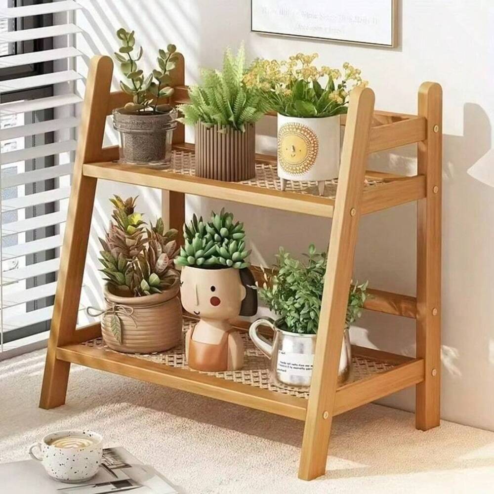 Двухуровневая бамбуковая полка – обзор и цена Desktop Organizer Bamboo