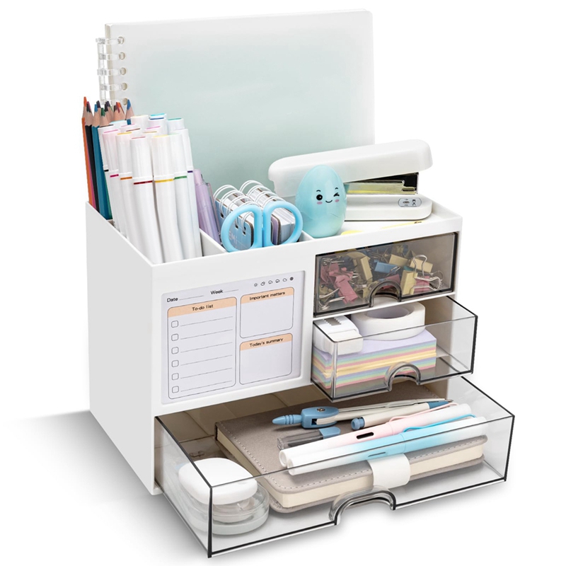 Настольный органайзер с 3 ящик – обзор и цена Pen Holder Organizer