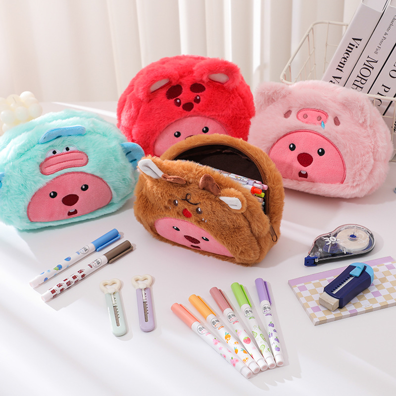 Плюшевая сумка-пенал с мультяш – обзор и цена Pen Holder Organizer
