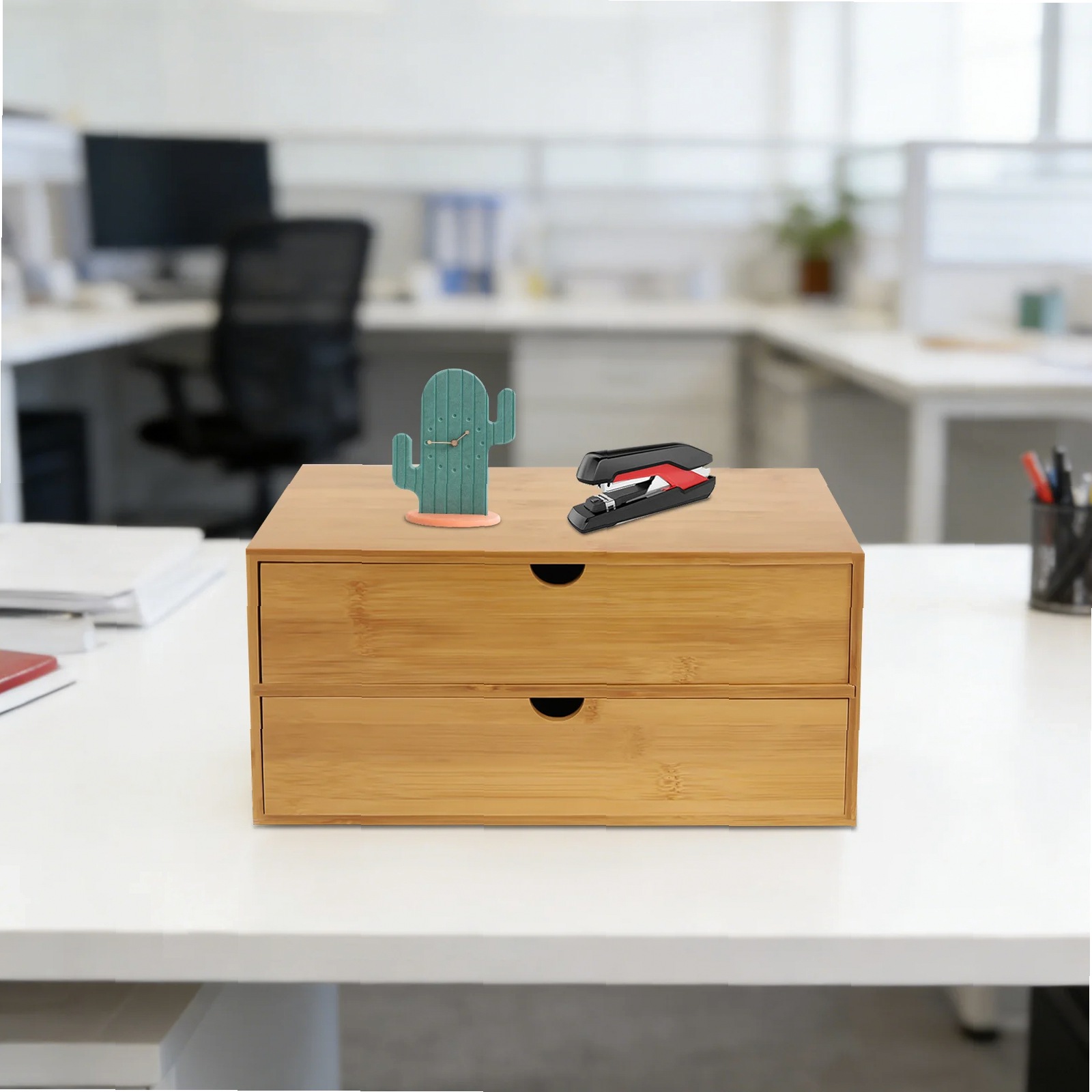 Настольный органайзер, коробка – обзор и цена Desktop Organizer Bamboo