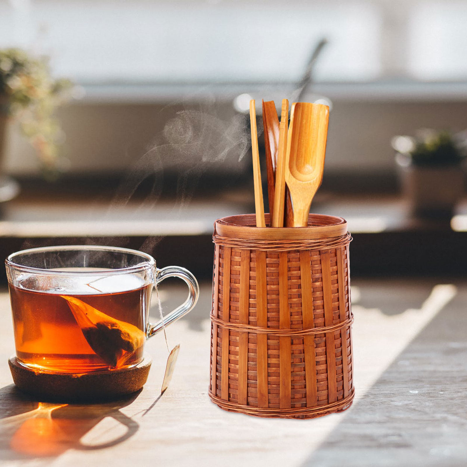 Бамбуковый настольный органайз – обзор и цена Desktop Organizer Bamboo